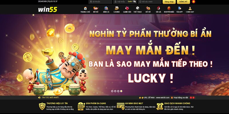 WIN55 là nhà cái uy tín hàng đầu tại Việt Nam